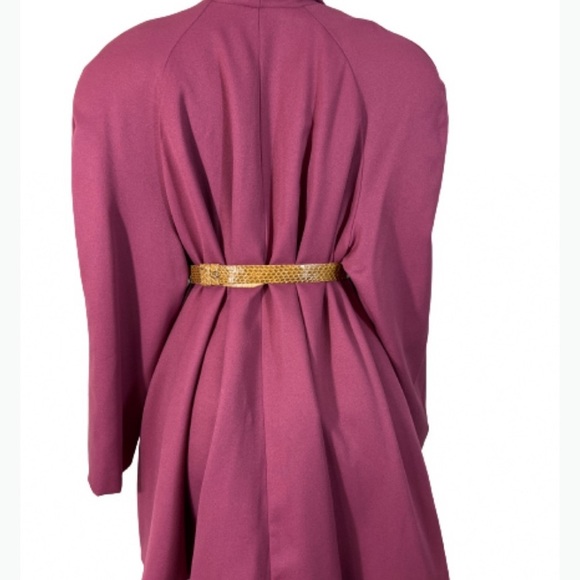 Chad Steven’s Blazer Skirt Set  Pink Pearl Trimmed Swing Blazer Size 12 - Picture 6 of 14